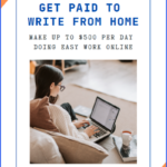 get paid to write from home