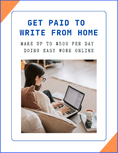get paid to write from home